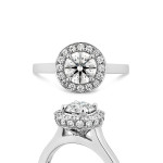 Illustrious Halo Ring Available At A Jewelry Store Photo - Lincroft Village Jewelers