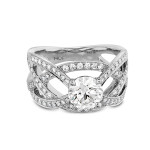 Intertwining Diamond Ring After Jewelry Repair Image - Lincroft Village Jewelers
