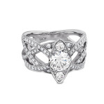 Photo Of The Regal Intertwining Diamond Engagement Ring - Lincroft Village Jewelers