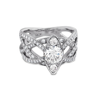 Photo Of The Regal Intertwining Diamond Engagement Ring - Lincroft Village Jewelers
